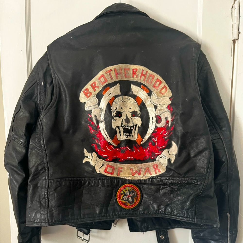 Brotherhood of War Genuine Leather Jacket